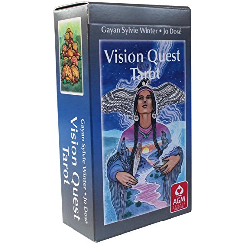 Tarot Vision Quest - Tarot divinatoire - 78 cartes + livret explicatif - Version française - Cartomancie