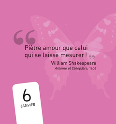 Mini calendrier - 365 mots d'Amour