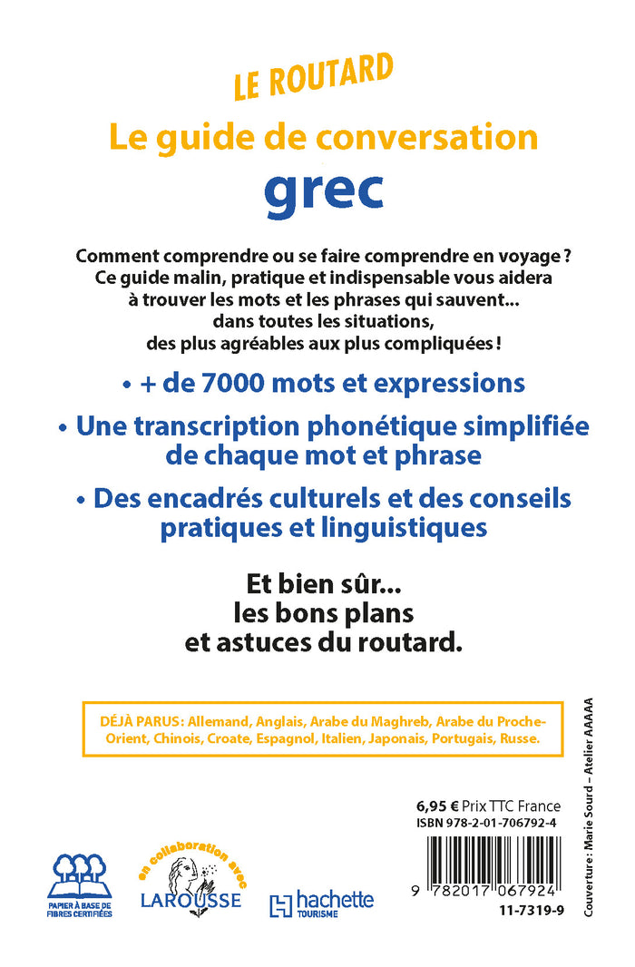 Le routard guide de conversation grec