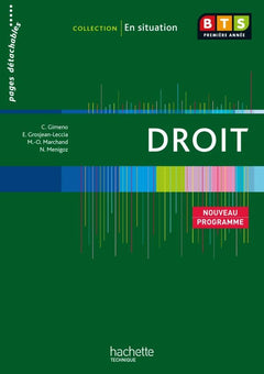 Droit, BTS 1re année, Livre de l'élève, éd. 2009