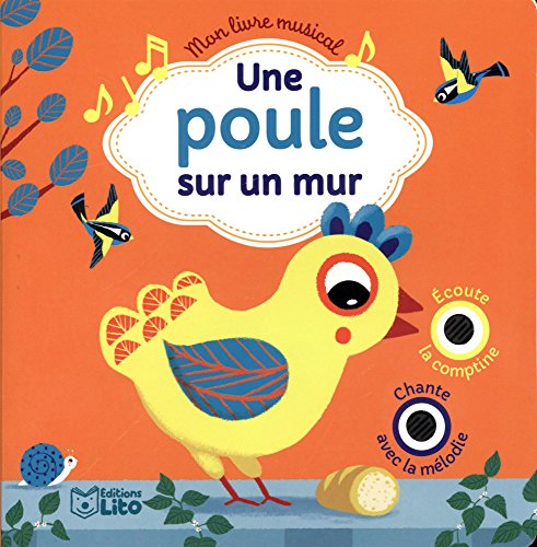 Une poule sur un mur