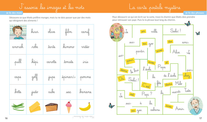 Mon cahier Montessori je comprends ce que je lis