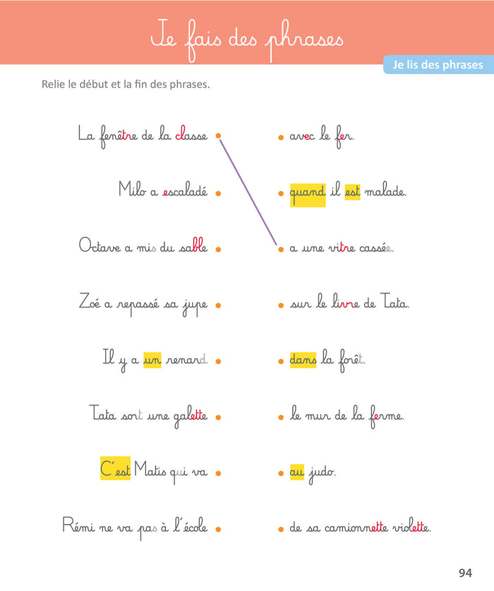 Mon cahier Montessori je comprends ce que je lis