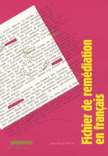 Fichier de remédiation en français