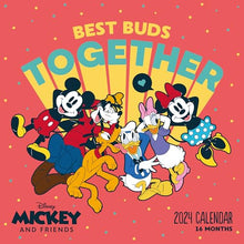 Disney Mickey Mouse & Friends Calendrier 2024 – Agenda mensuel 30 cm x 30 cm, calendrier pour enfants – Produit officiel