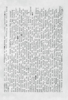 Lettre sur l'histoire de Joan Anderson