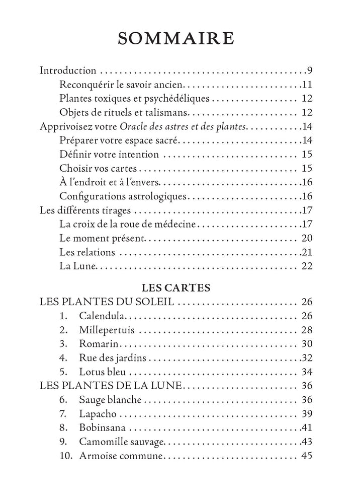 L'oracle des astres et des plantes