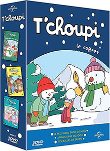 T'choupi et Ses Amis (interactif) -Le Coffret : Le Plus Beau Sapin de Noël + Jamais sans Mon Doudou-Les Bulles de Savon