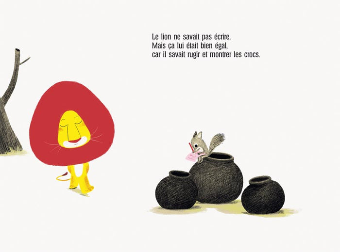L'histoire du lion qui ne savait pas écrire