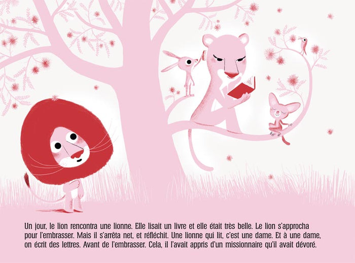 L'histoire du lion qui ne savait pas écrire