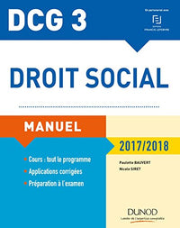 DCG 3 - Droit social 2017/2018 - 11e éd.