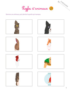 Mon grand cahier Montessori des premiers mots