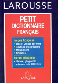 Petit dictionnaire de français