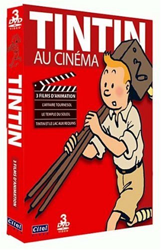 Coffret Tintin au cinéma - L'affaire Tournesol, Le Temple du Soleil, Le lac aux requins - 3 DVD