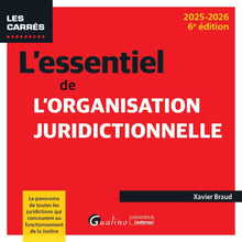 L essentiel de l organisation juridictionnelle