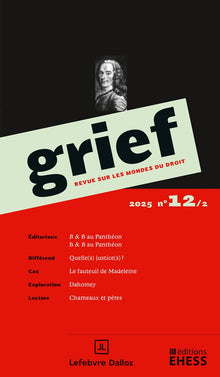 Grief, revue sur les mondes du droit, n° 12/2