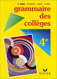 Grammaire des collèges 4e, Livre de l'élève
