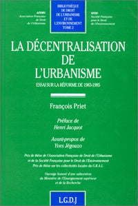 la décentralisation de l'urbanisme