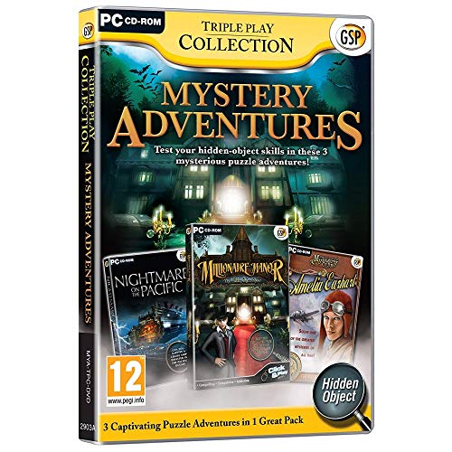 3 mystères palpitants à élucider ( objets caches pack de 3 jeux ) UNSOLVED MYSTERIES CLUB - les visiteurs du passé ET amelia Earhart / Victorian mysteries - la dame blanche