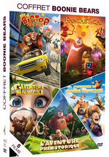 Coffret Boonie Bears : L'Aventure Prehistorique / L'Aventure Minuscule / L'Aventure Du Monde Des Glaces / Fantastica : La Grande Aventure / Big Top Secret