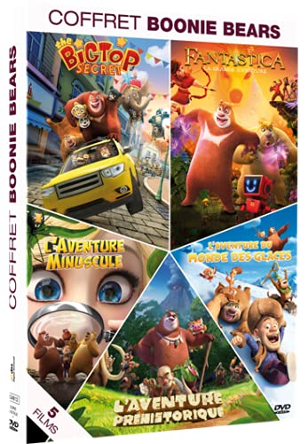 Coffret Boonie Bears : L'Aventure Prehistorique / L'Aventure Minuscule / L'Aventure Du Monde Des Glaces / Fantastica : La Grande Aventure / Big Top Secret