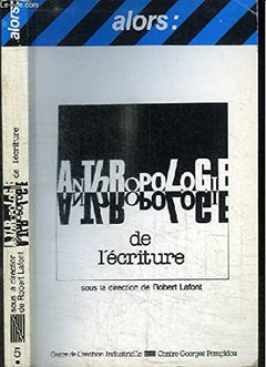 Anthropologie de l'ecriture