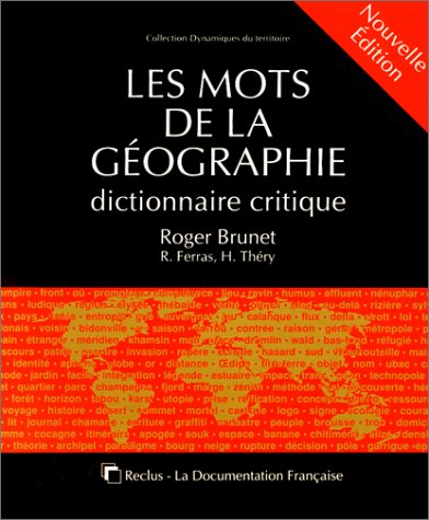 Les mots de la géographie