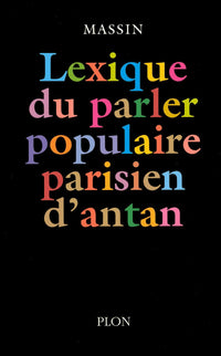 LEXIQUE PARLER POPULAIRE PARIS