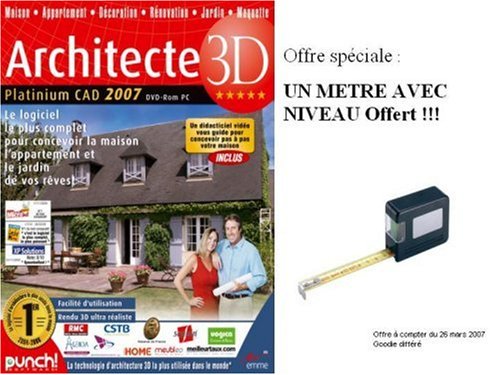Architecte 3D - édition platinum 2007