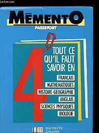MEMENTO PASSEPORT 4EME