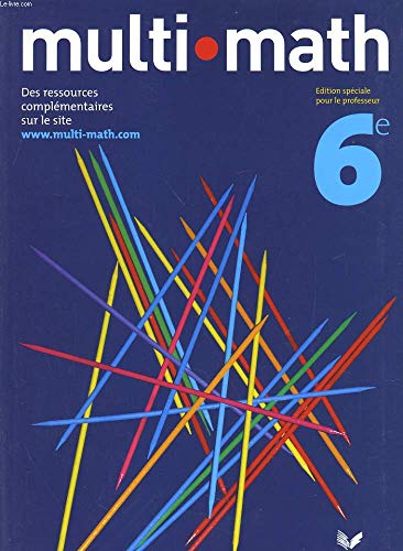 Multi-math 6e - Version enseignant