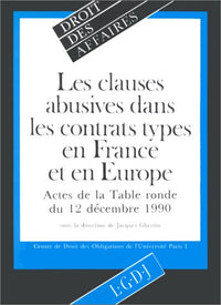 Clauses abusives contrats type