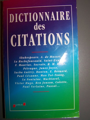 Dictionnaire des Citations