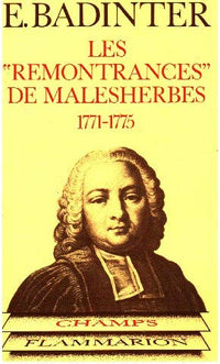 Remontrances de malesherbes 1771 - 1775 *** no 150 (Les)
