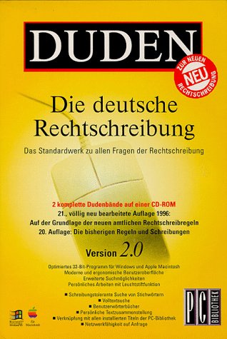 Duden PC-Bibliothek: Die deutsche Rechtschreibung (1 CD-ROM for Windows)