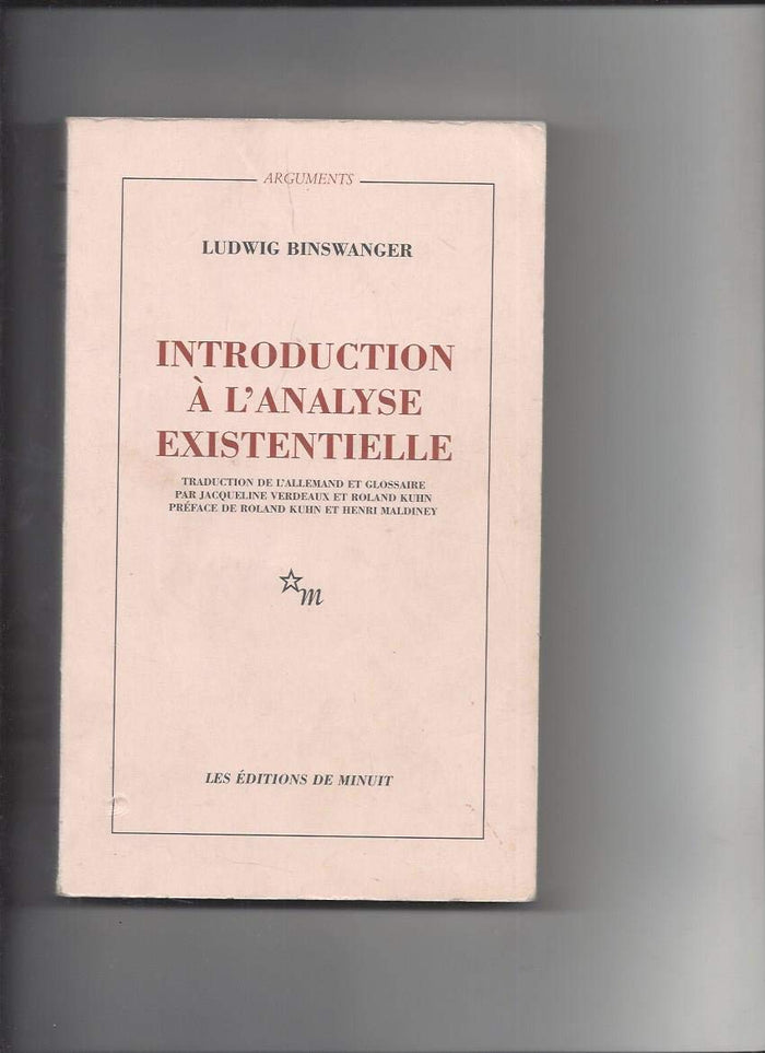 Introduction à l'analyse existentielle