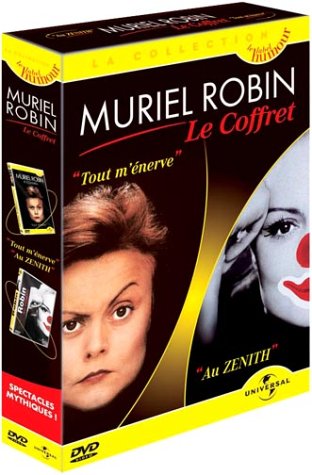 Coffret Muriel Robin 2 DVD : A l'Olympia, tout m'énerve / Au Zénith, toute seule comme une grande
