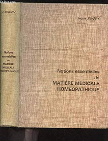 Matière medicale homeopathique (notions essentielles)