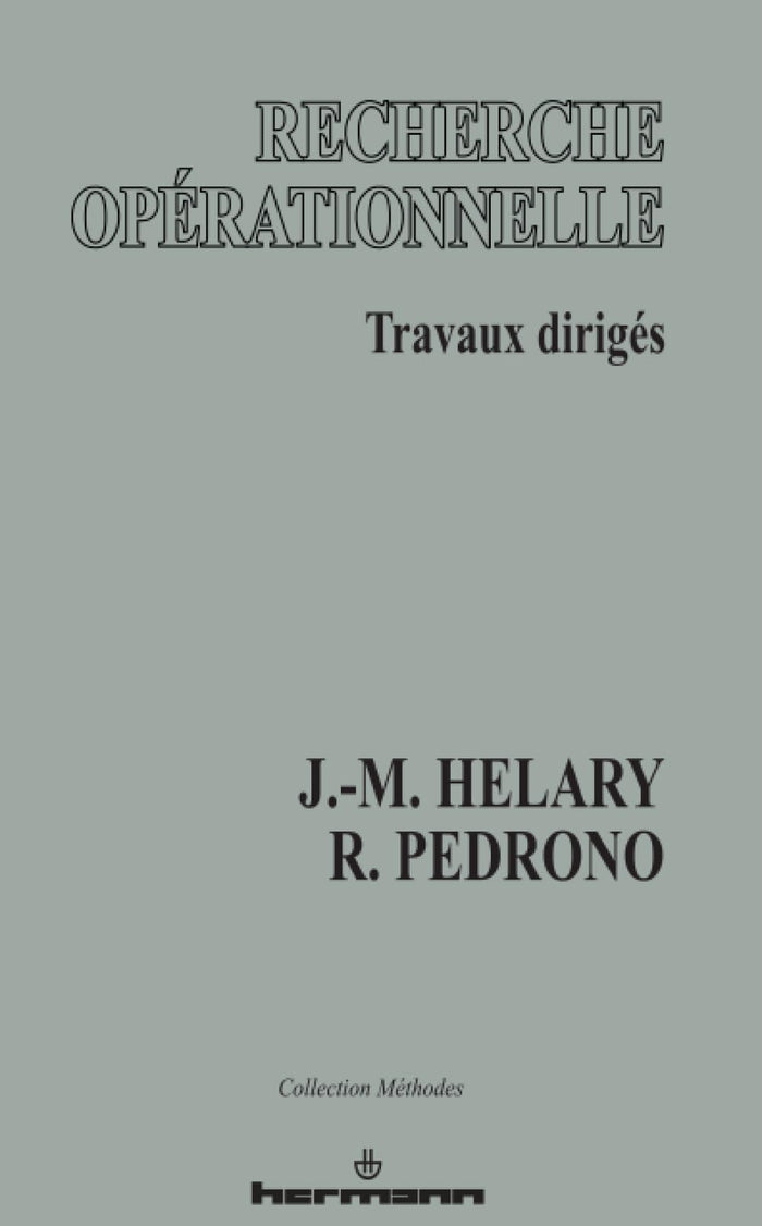 Recherche opérationnelle : travaux dirigés