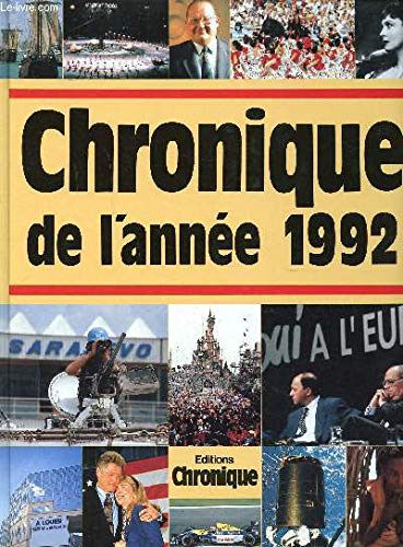 Chronique de l'année....: Chronique de l'année 1992