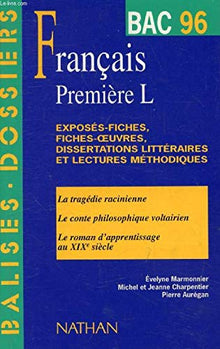 Balises Dossiers Francais 1ere L Bac 96