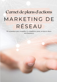 Carnet de plans d'actions marketing de réseau