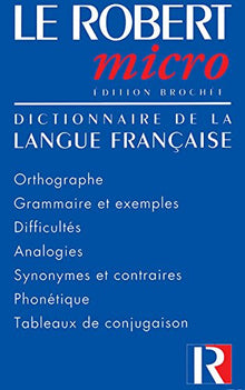 Le Robert micro: Dictionnaire d'apprentissage de la langue française
