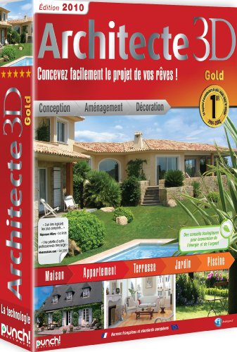 Architecte 3D Gold 2010 - Ensemble complet - 1 licence - DVD - Win - français