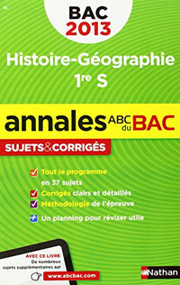 ANNALES BAC 2013 HISTOIRE/GEO