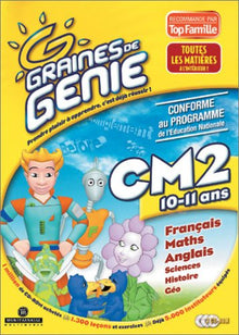 Graine de génie CM2 : Français, math, anglais, sciences, histoire, géo