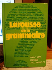 Larousse de la grammaire