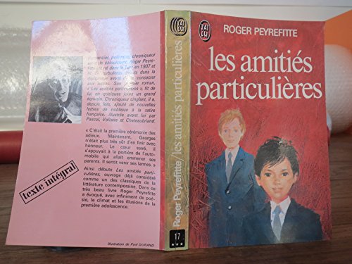 Les amitiés particulières