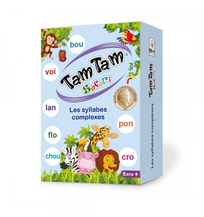Tam Tam Safari - Les syllabes complexes: jeu de lecture