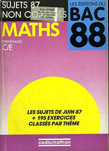 Bac 88 Maths Terminales C/E